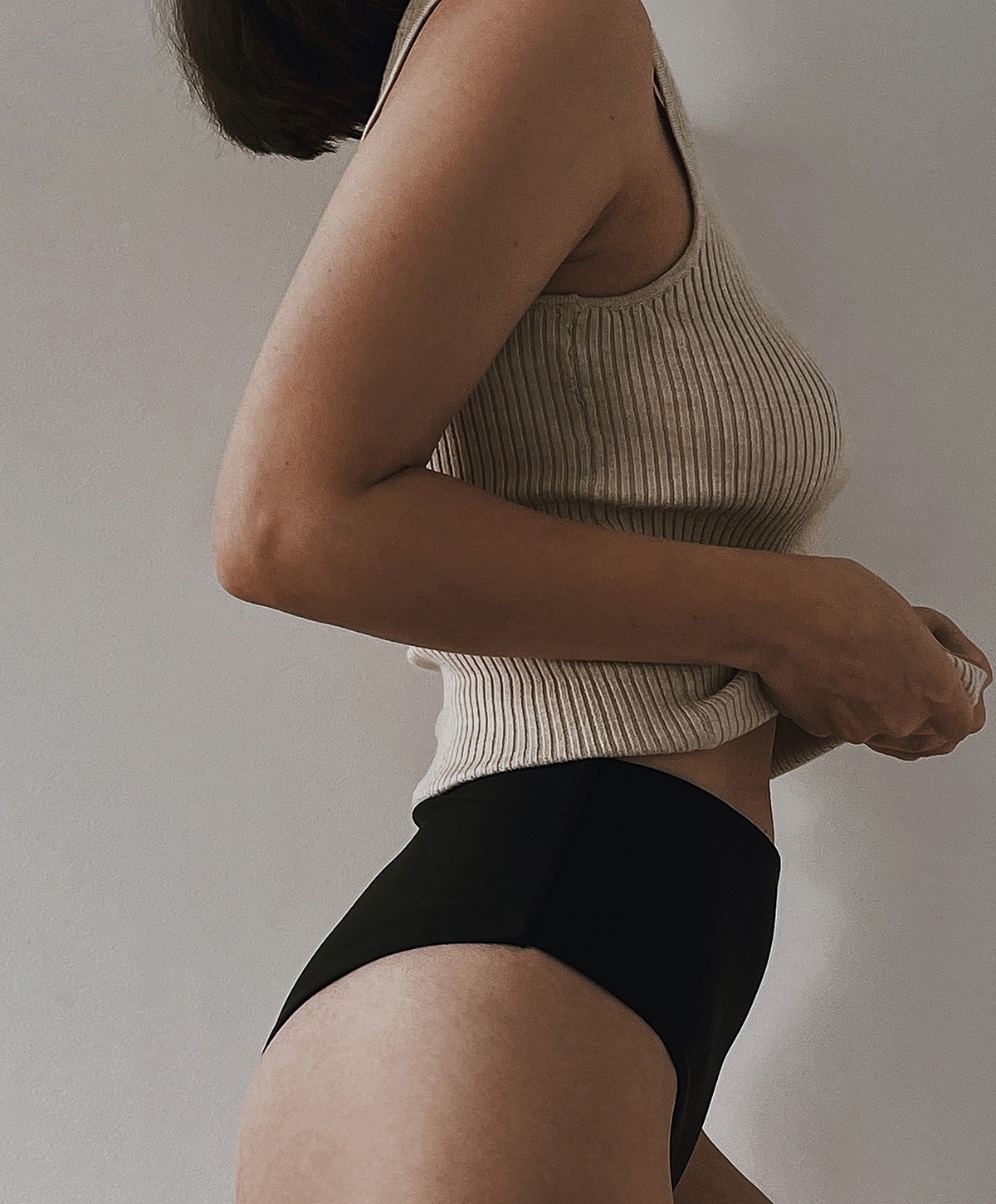 Medical professional preparing patient for procedure.