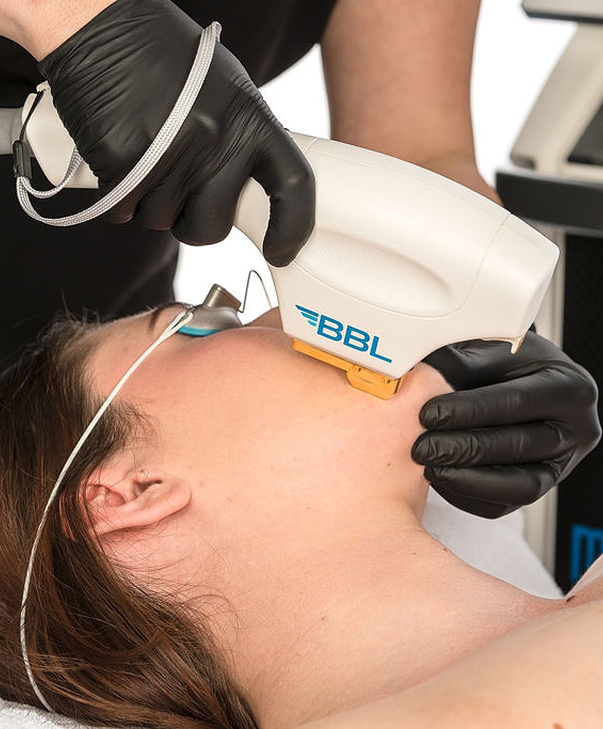 Medical professional preparing a vaccine dosage.