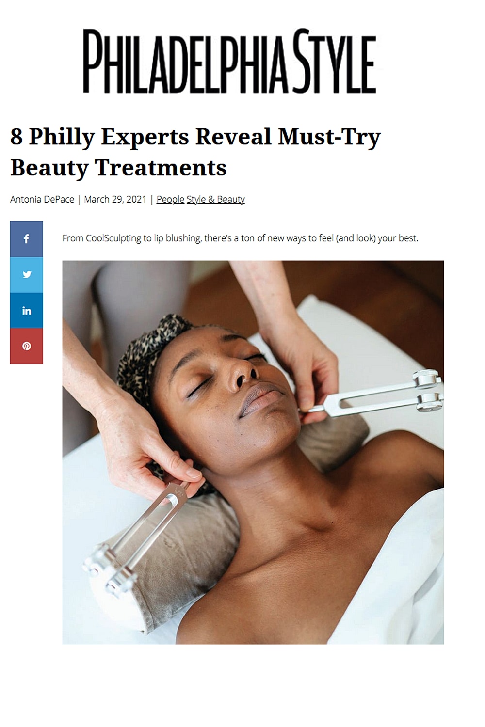 Spa treatment focused on beauty and wellness.