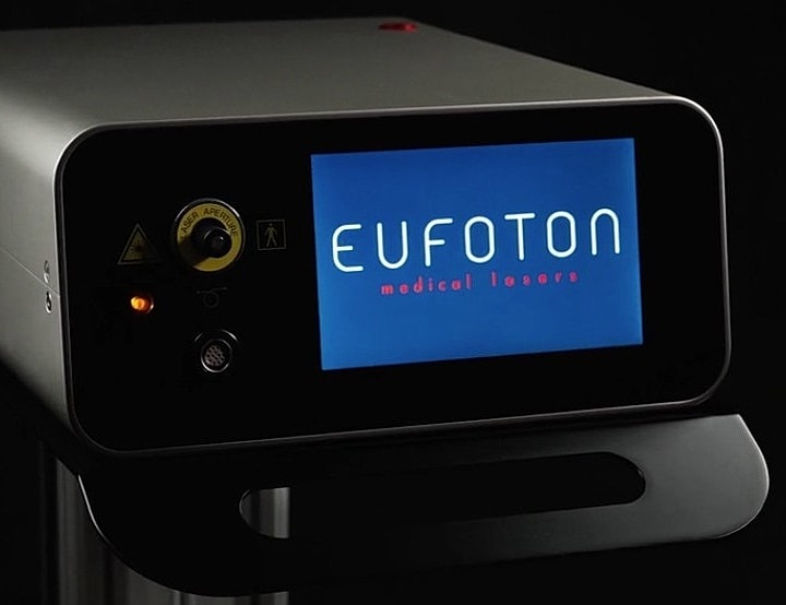 Medical laser device with EUFOTON branding.