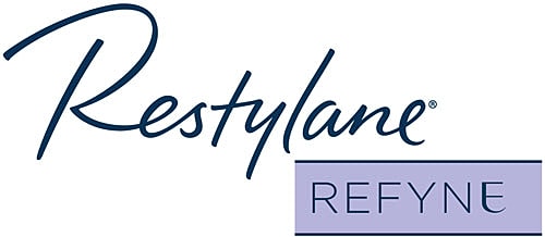 Restylane Refyne logo design.