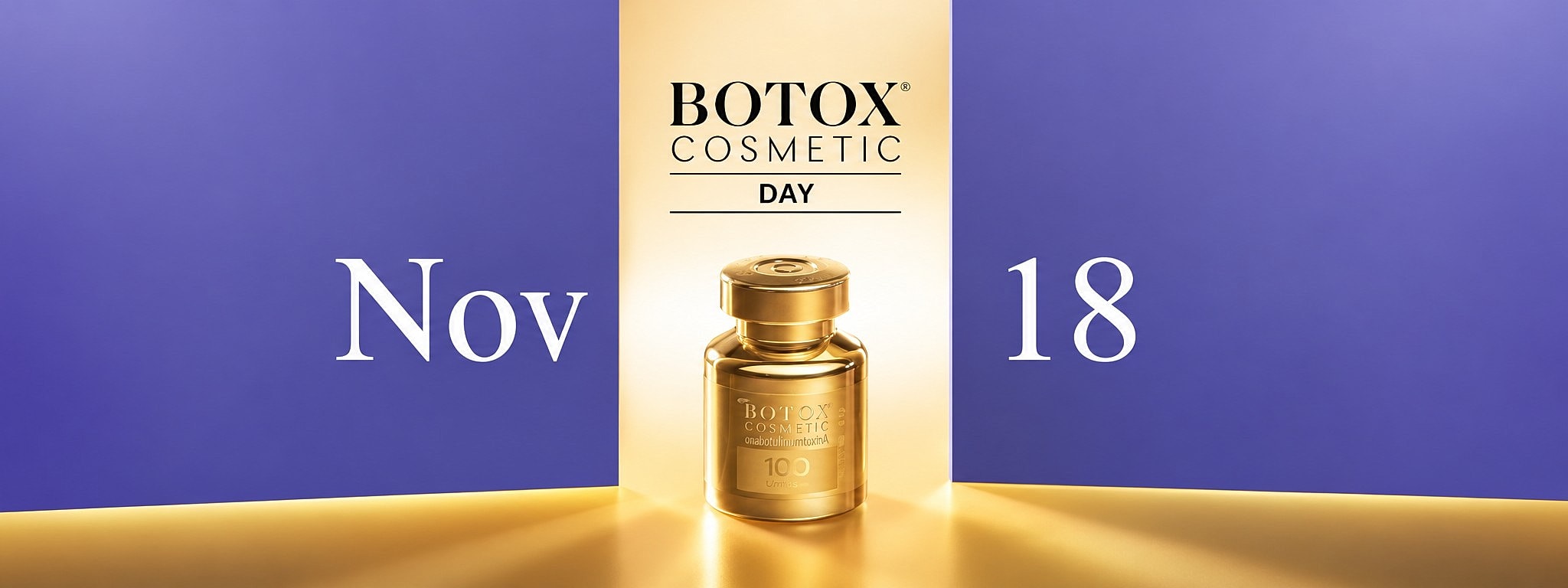 Botox Cosmetic Day promotion for November 18.