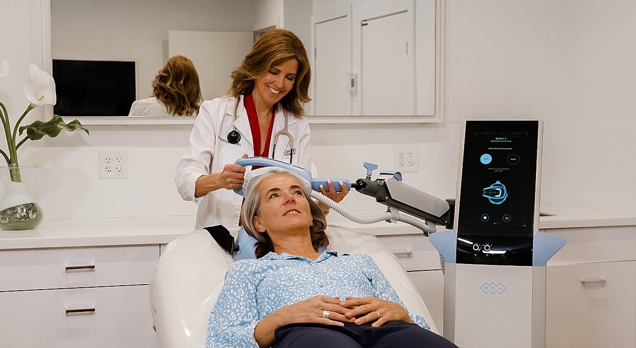 Modern reception area with elegant decor.
