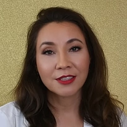 Healthcare professional in a clinical setting.