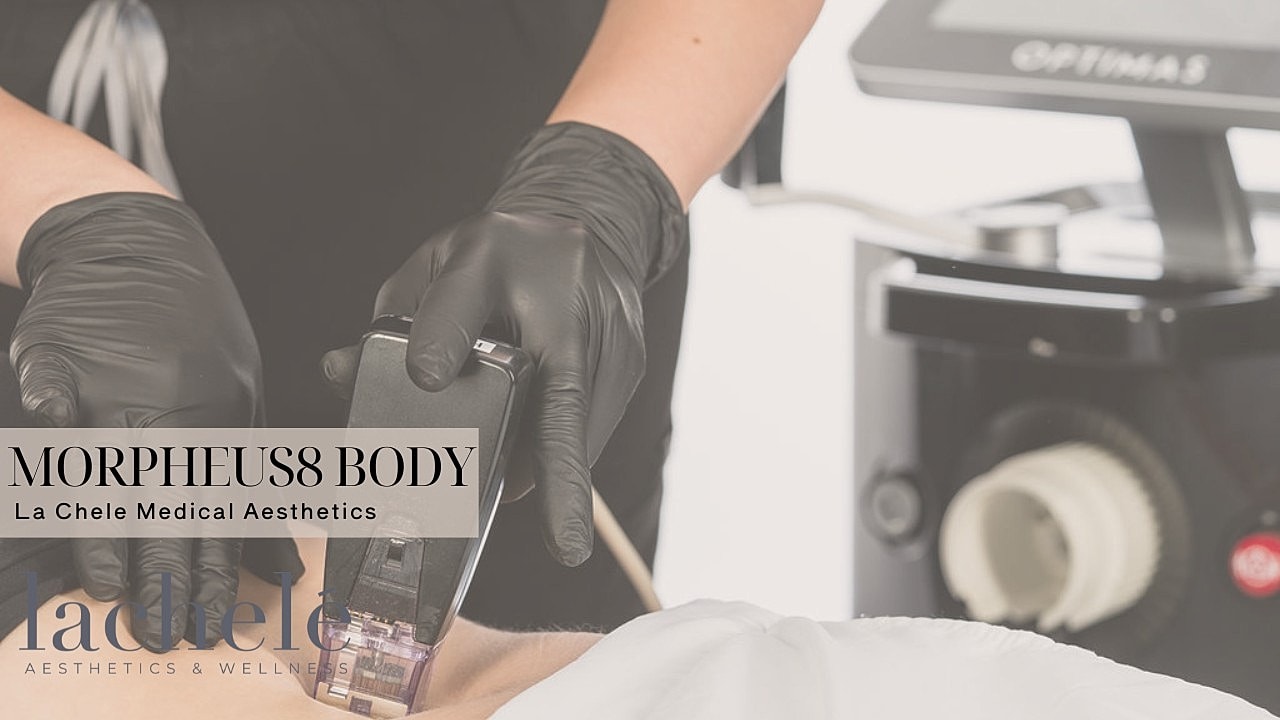 Live streaming aesthetic treatment demonstration in clinic.