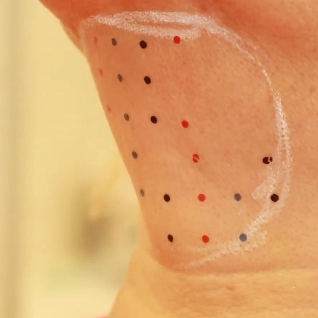 Healthcare professional in a clinical setting.