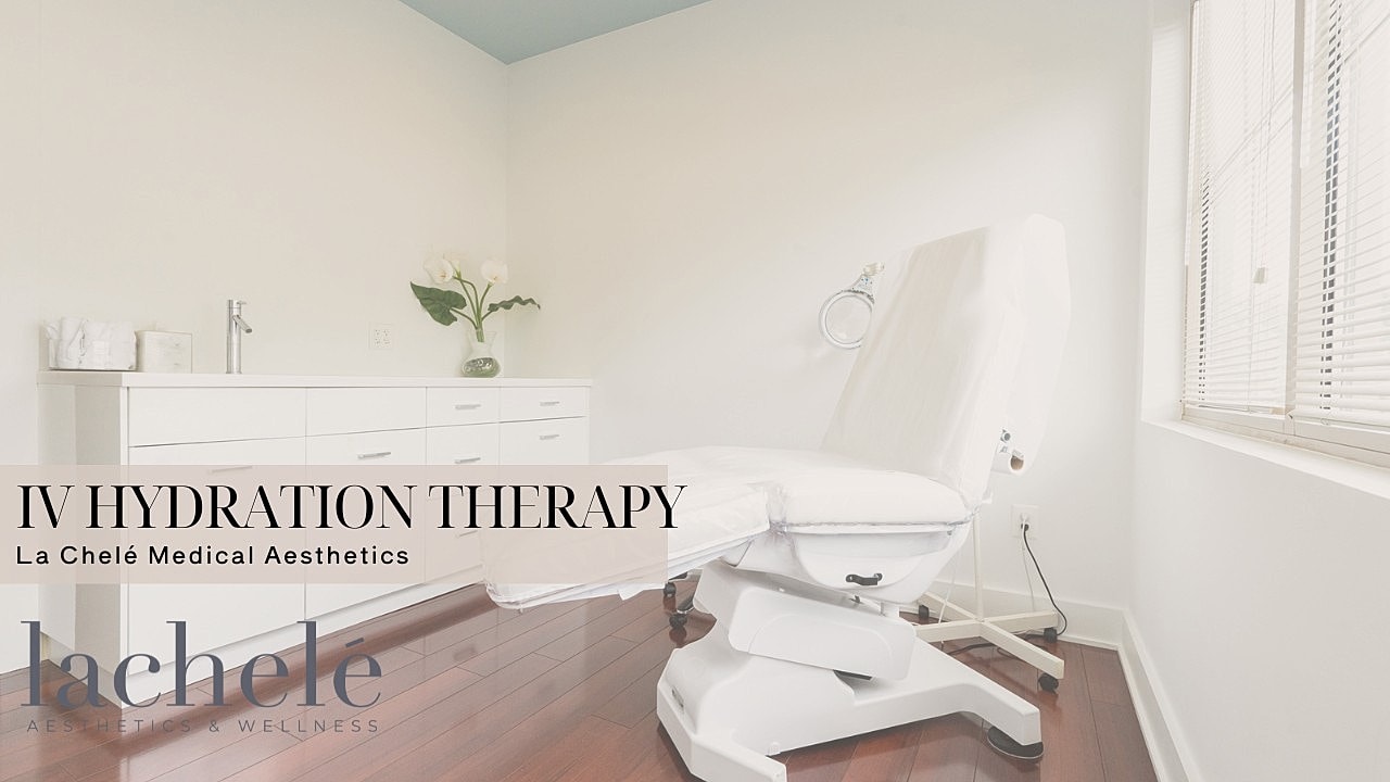 IV hydration therapy treatment room at La Chele.